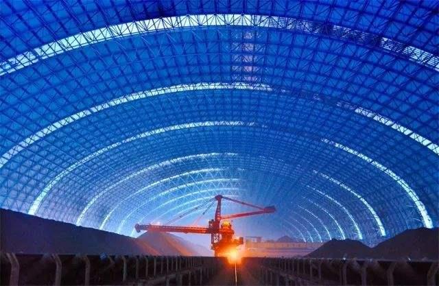 海林亿优钢构工程师为您解析原料场封闭技术的特点和类型